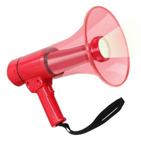 5 Core 40W Waterproof Megaphone Bullhorn Flashlight PRO Fire Army Grade - Battery + LED Light + Adj Volume + Siren Handheld Lightweight for Water