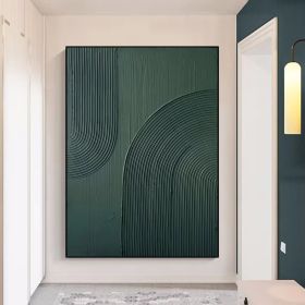 Gray Green Textured Painting Original Abstract Oil Painting Hand painted Acrylic Paintings Minimalist Wall Art for Living Room (style: 01, size: 140x210cm)
