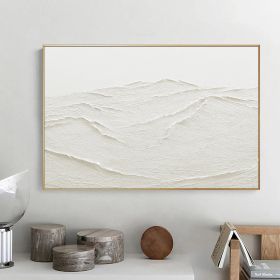Oversized Seaswaves Textured Painting Original Clouds Abstract Oil Painting Extra Large Wall Art Hand painted Acrylic Minimalist Paintings (style: 01, size: 160x160cm)
